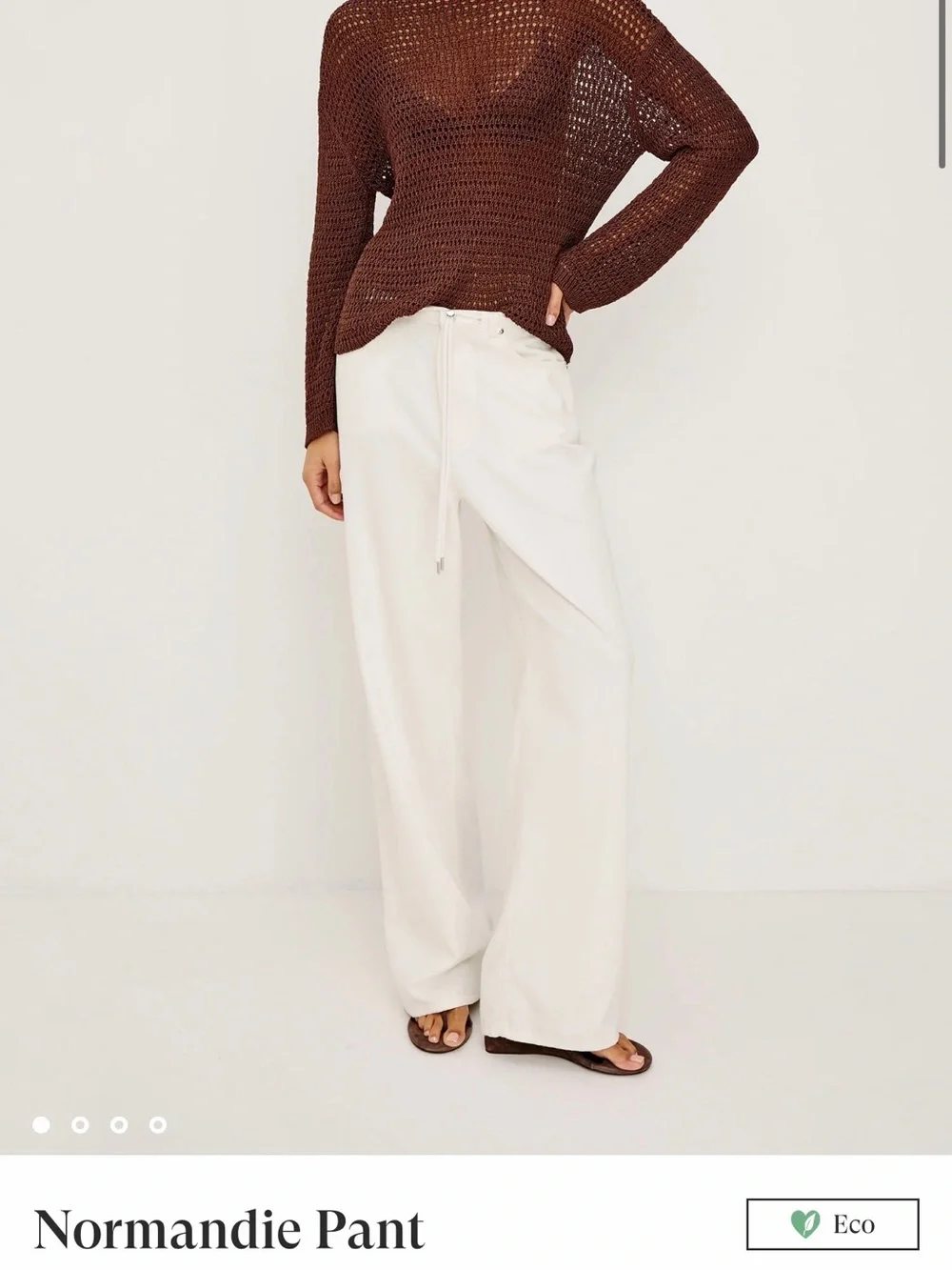 Rails Normandie Pant — Women's Wide-Leg Pants in Ivory
